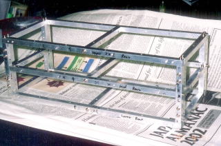 Frame of amp unit case