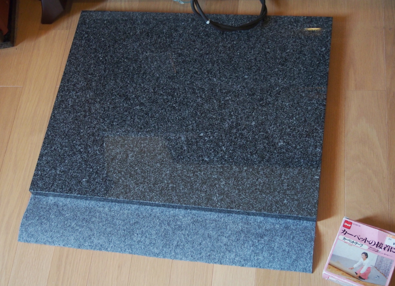 13. Granite base with carpet attached on it (BD10)