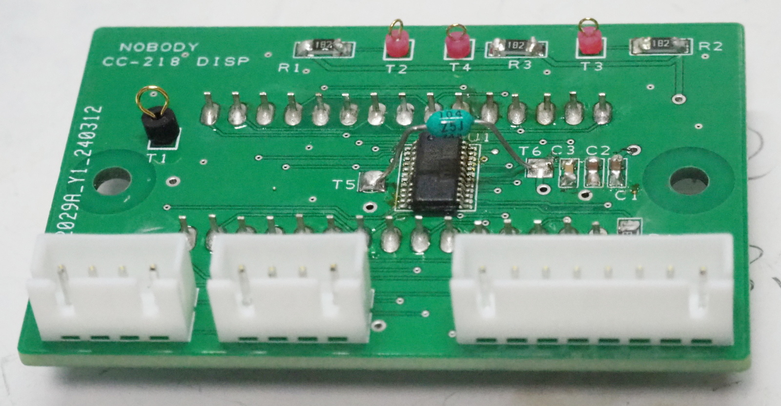 Assembly -- CC-218 DISP (top)