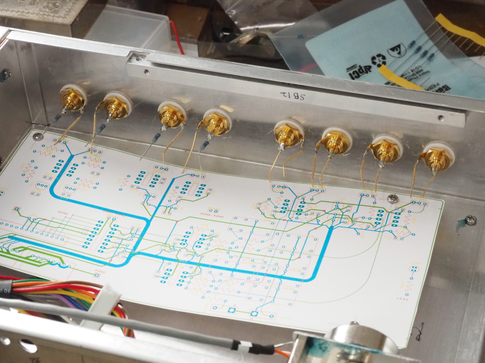 Assembly -- Mounting RCA jacks