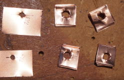 Copper washers completed