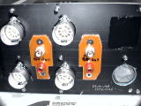 Output RCA jacks mounted on rear panel