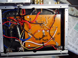 Wiring in clean compartment (L)
