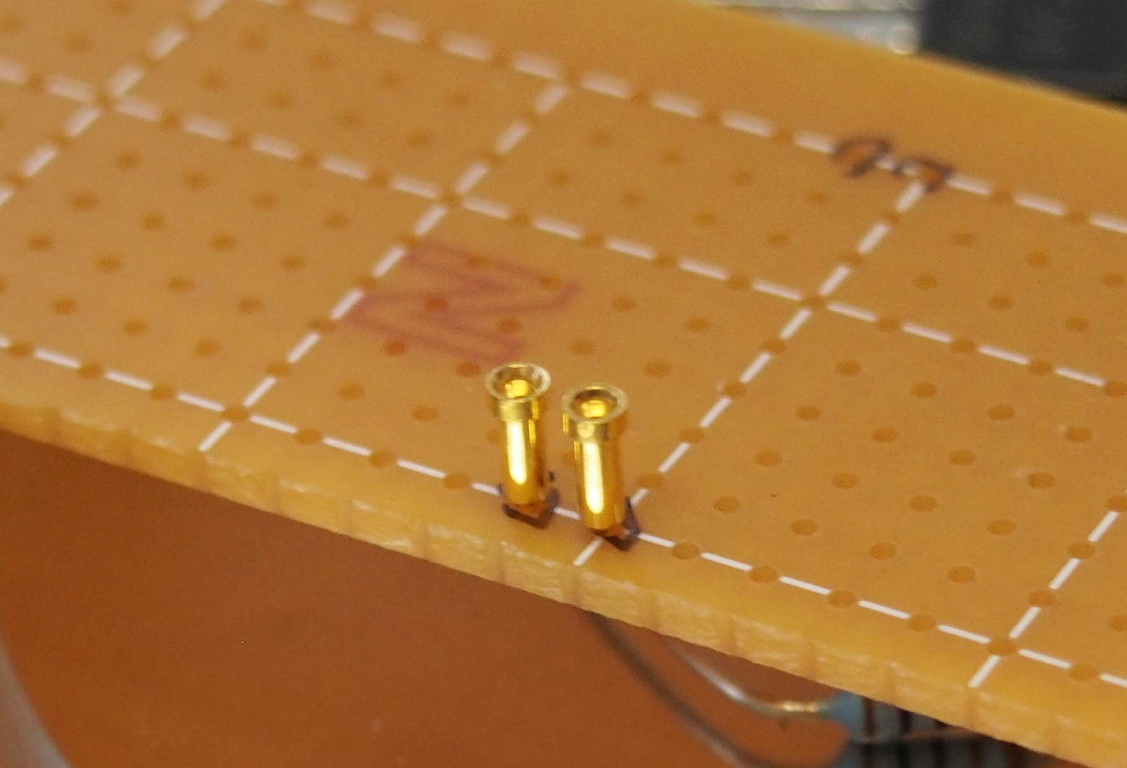 1-pin sockets mounted on Buffer Board