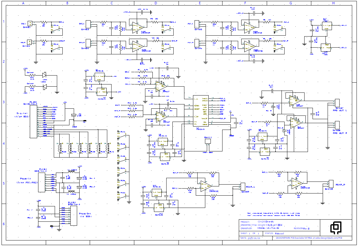 Schematic of BD4 CC-218 VOL